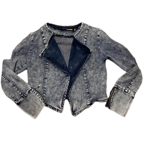 Jw Signature Cropped denim Jacket Small - Picture 1 of 7